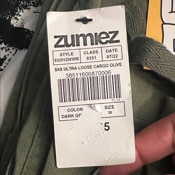 Zumiez Khaki Cargo Pants for Men - Picture 5 of 6